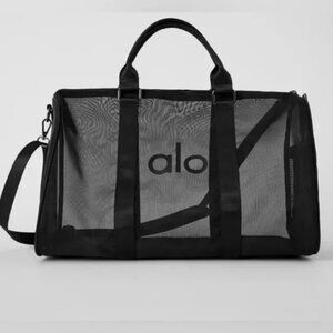 ALO YOGA Sheer Duffle Black